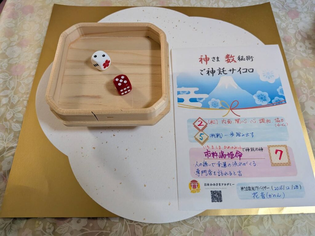 花文字プレゼンター 花音(かのん）/　神さま数秘術初級アドバイザー